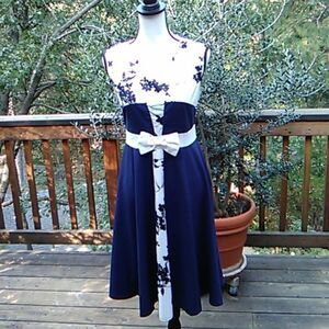 NWT Fisoul Navy Blue Dress